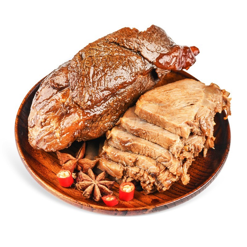 蒋凤记定制五香牛肉酱牛肉熟食卤味真空即食卤牛肉餐饮小吃图4