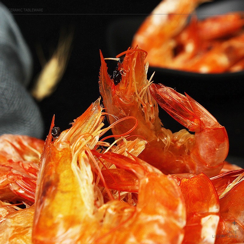 定制虾干海产干货虾类零食烤对虾休闲零食盐田烤干虾厂家OEM贴牌图2