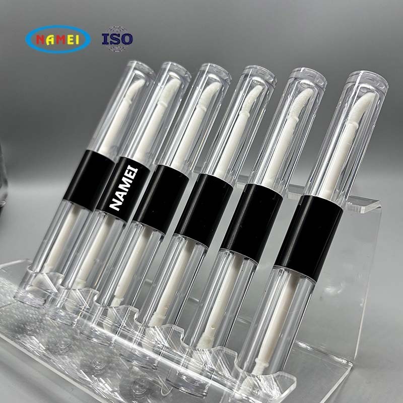 方/圆形双头 唇彩管唇釉管包材 唇油管眼影空管包材分装瓶图3