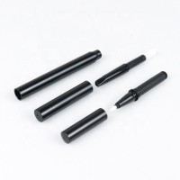 加工定制LOGO黑色双头眼线笔眉笔包材 优质耐用眉笔管