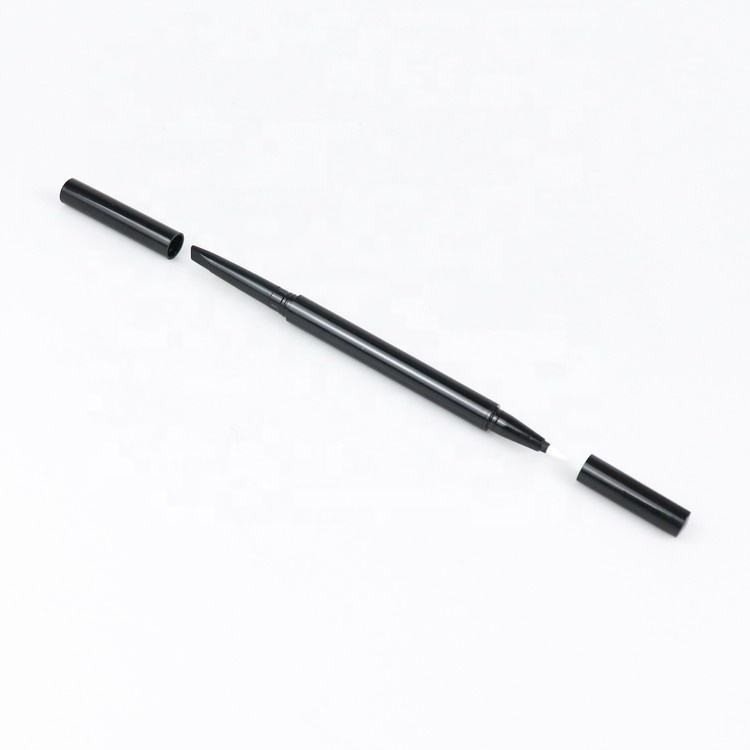 加工定制LOGO黑色双头眼线笔眉笔包材 优质耐用眉笔管图3