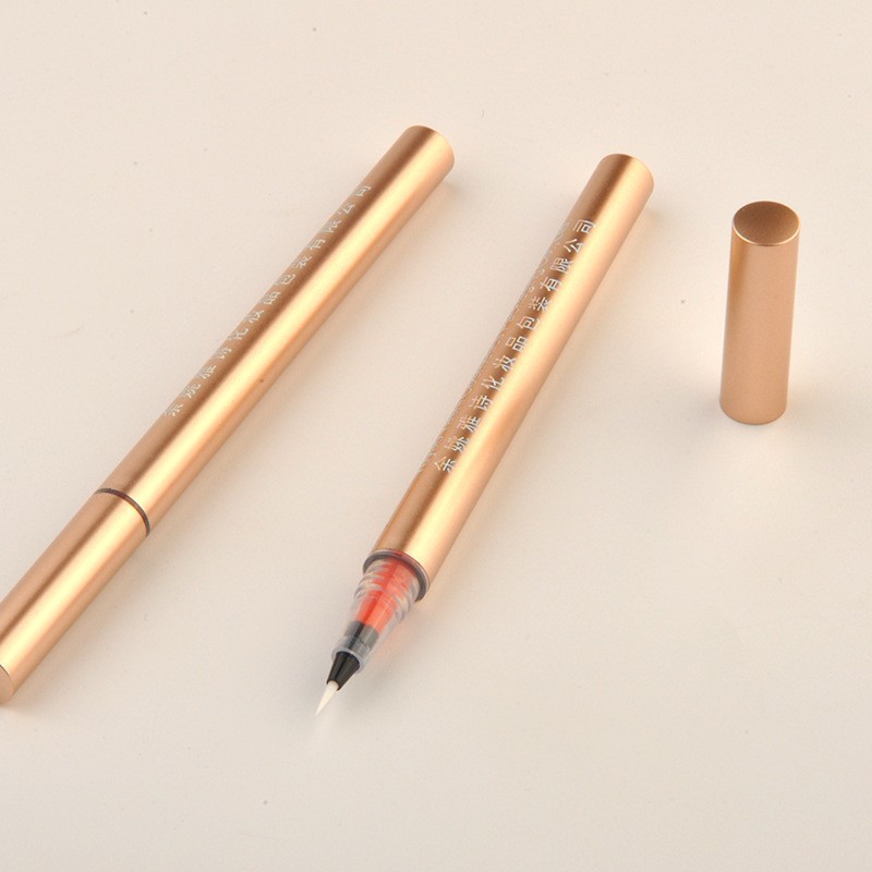 跨境爆款直液式极细毛刷头不晕染化妆笔空笔管眼线笔定做颜色规格图3