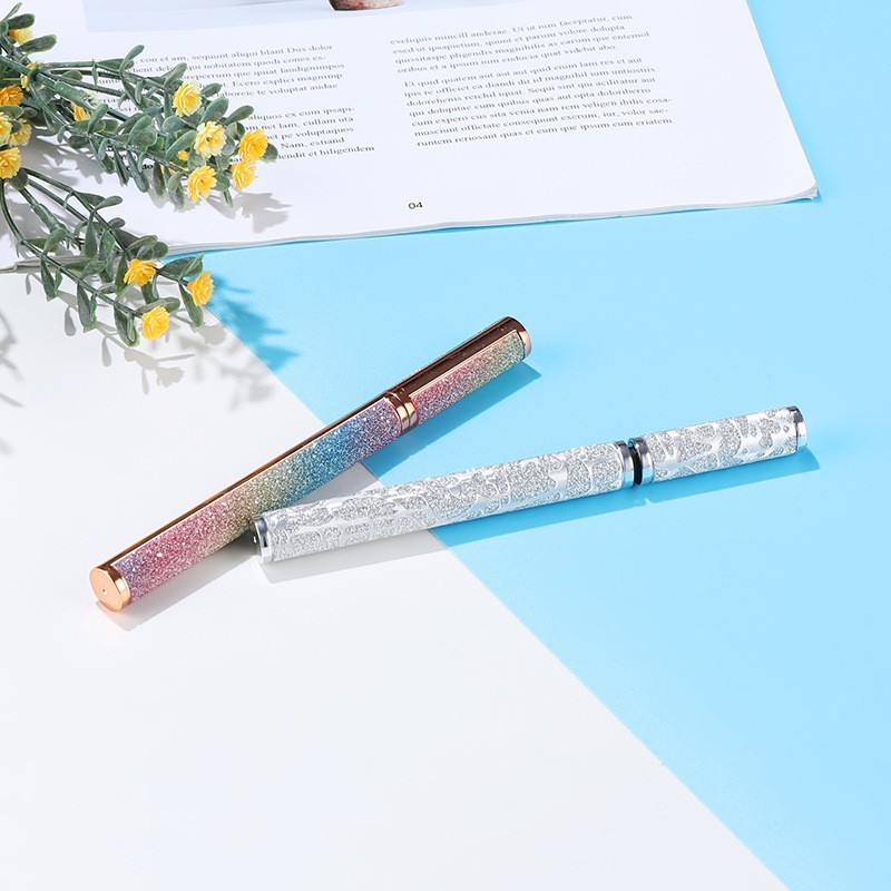 定制渐变色彩色闪粉眼线笔空管眼线液笔包材DIY彩妆包材半成品图4