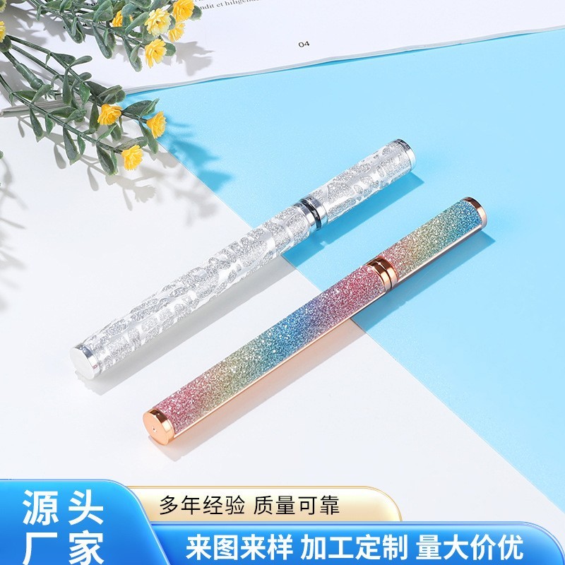 定制渐变色彩色闪粉眼线笔空管眼线液笔包材DIY彩妆包材半成品图3