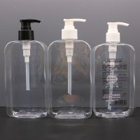 定制300400ml椭圆形扁瓶塑料瓶洗发露沐浴露空瓶洗护用品包材丝印