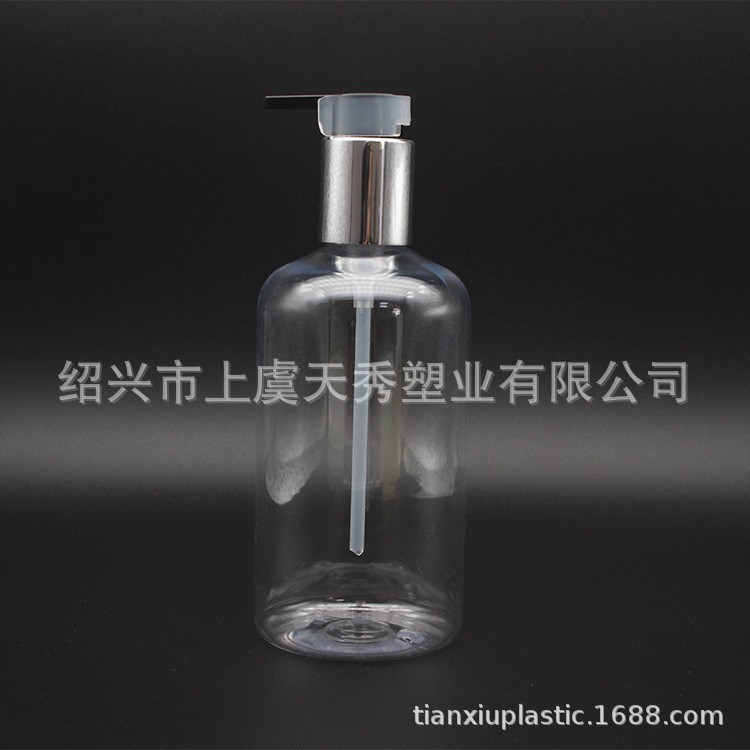 350ML 圆肩洗发水瓶 沐浴露瓶 洗手液护肤品包装瓶 PET350ML 圆肩图3