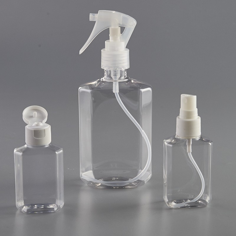 加工定制 60ML 扁瓶免洗手液凝胶瓶 消毒液瓶八角形状PETG八角瓶图2