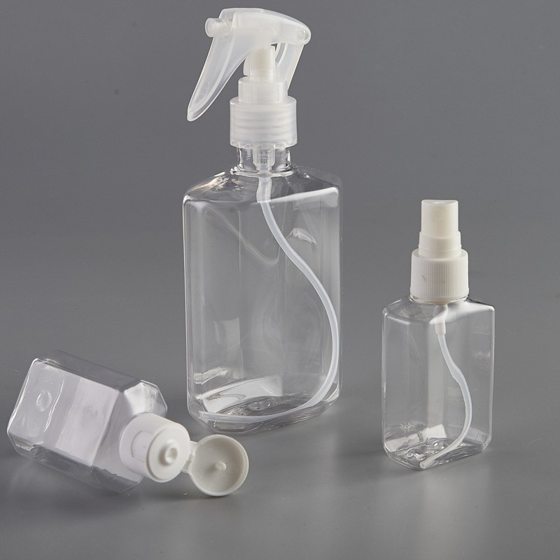 加工定制 60ML 扁瓶免洗手液凝胶瓶 消毒液瓶八角形状PETG八角瓶图3