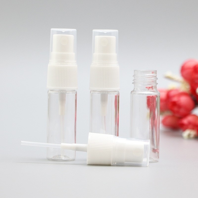 10ml透明塑料喷雾空瓶便携香水按压式分装瓶化妆品小样瓶图2