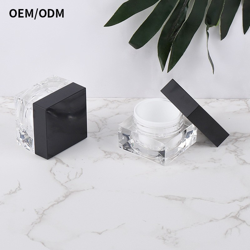 定制亚克力10g四方磨砂膏霜瓶分装甲油固体胶瓶磨砂方瓶图4