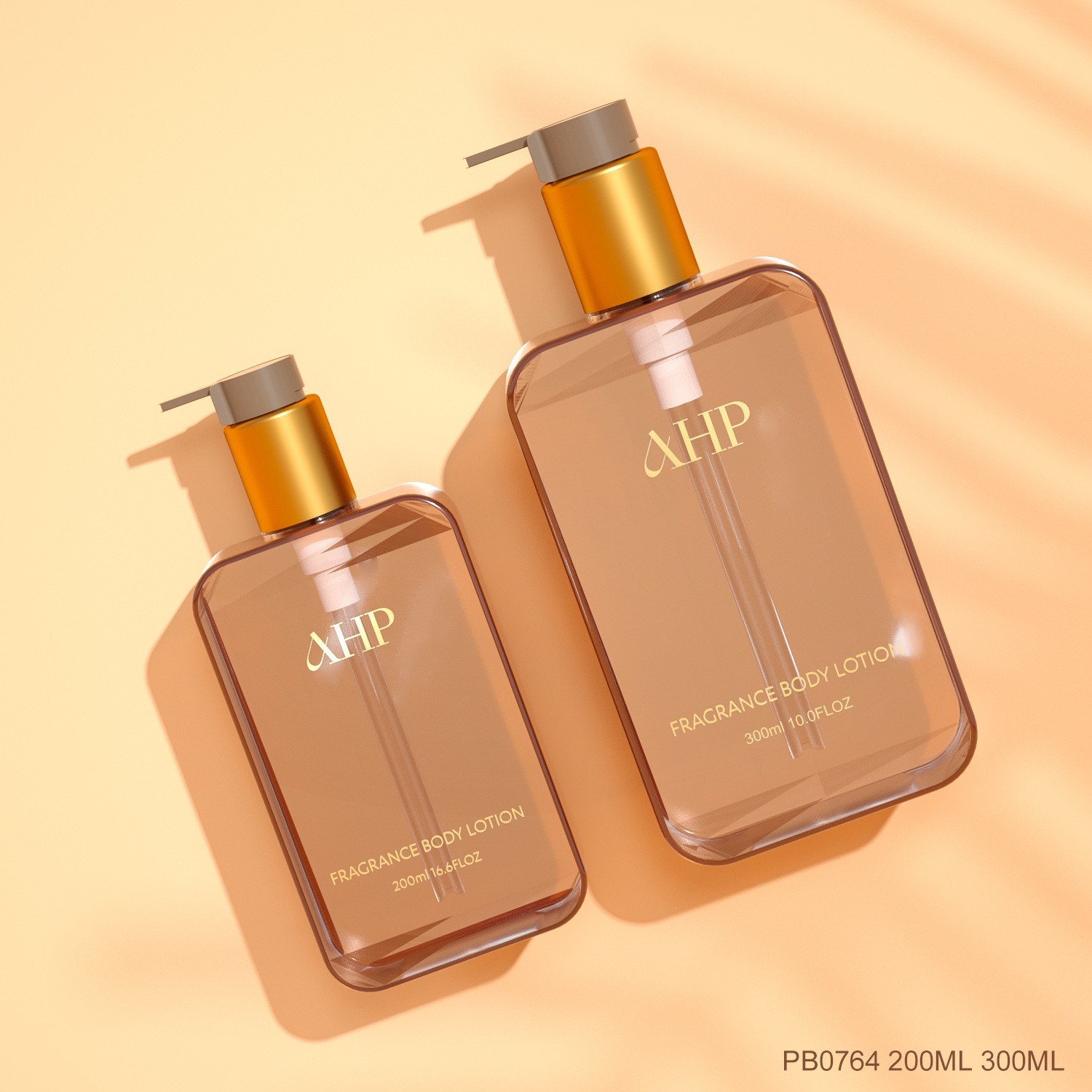 工厂定制秋冬润肤露乳液瓶 200ml按压沐浴露洗手液瓶子扁形塑料瓶图3