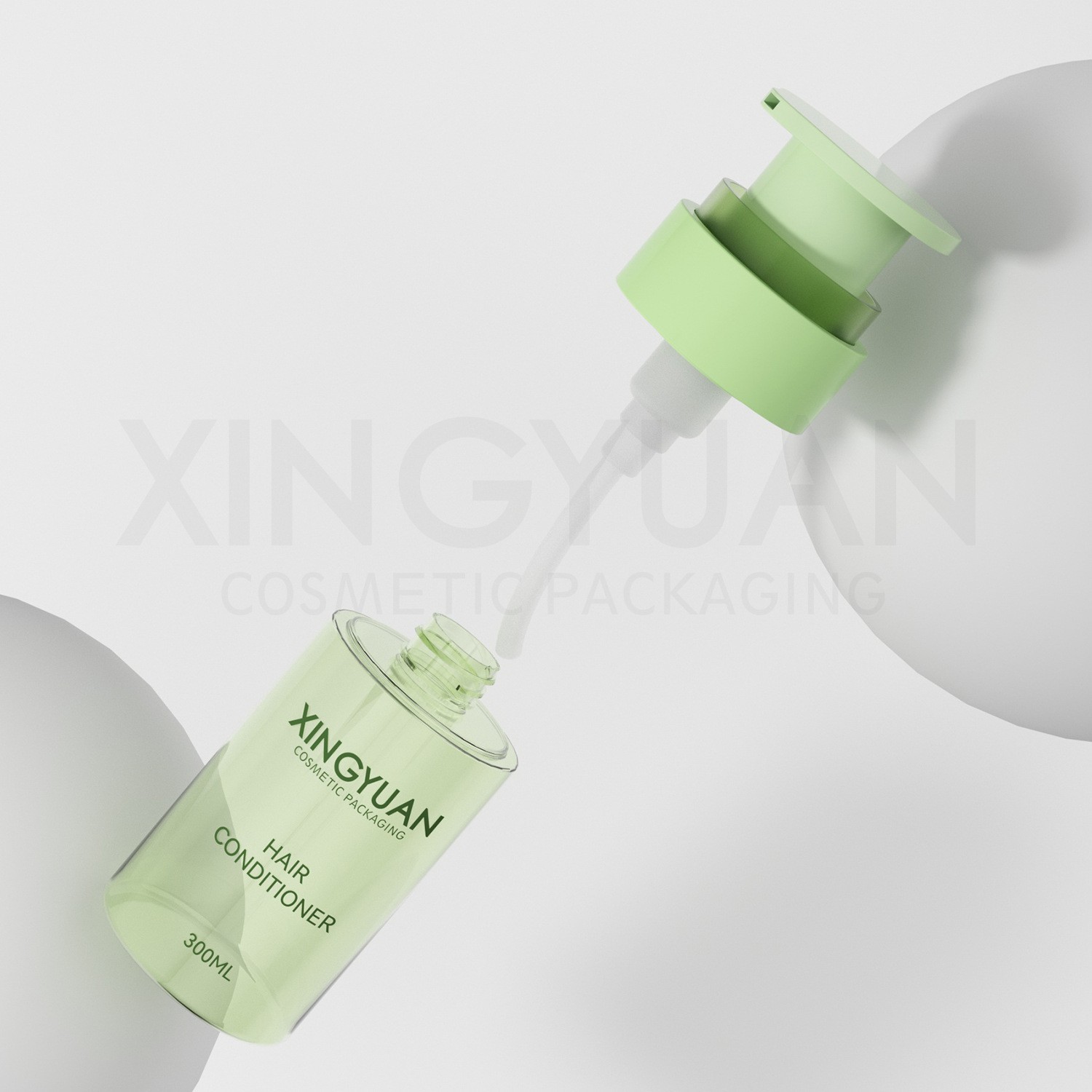 定制洗护包材 pet塑料洗发水空瓶子500ml按压乳液瓶沐浴露分装瓶图4