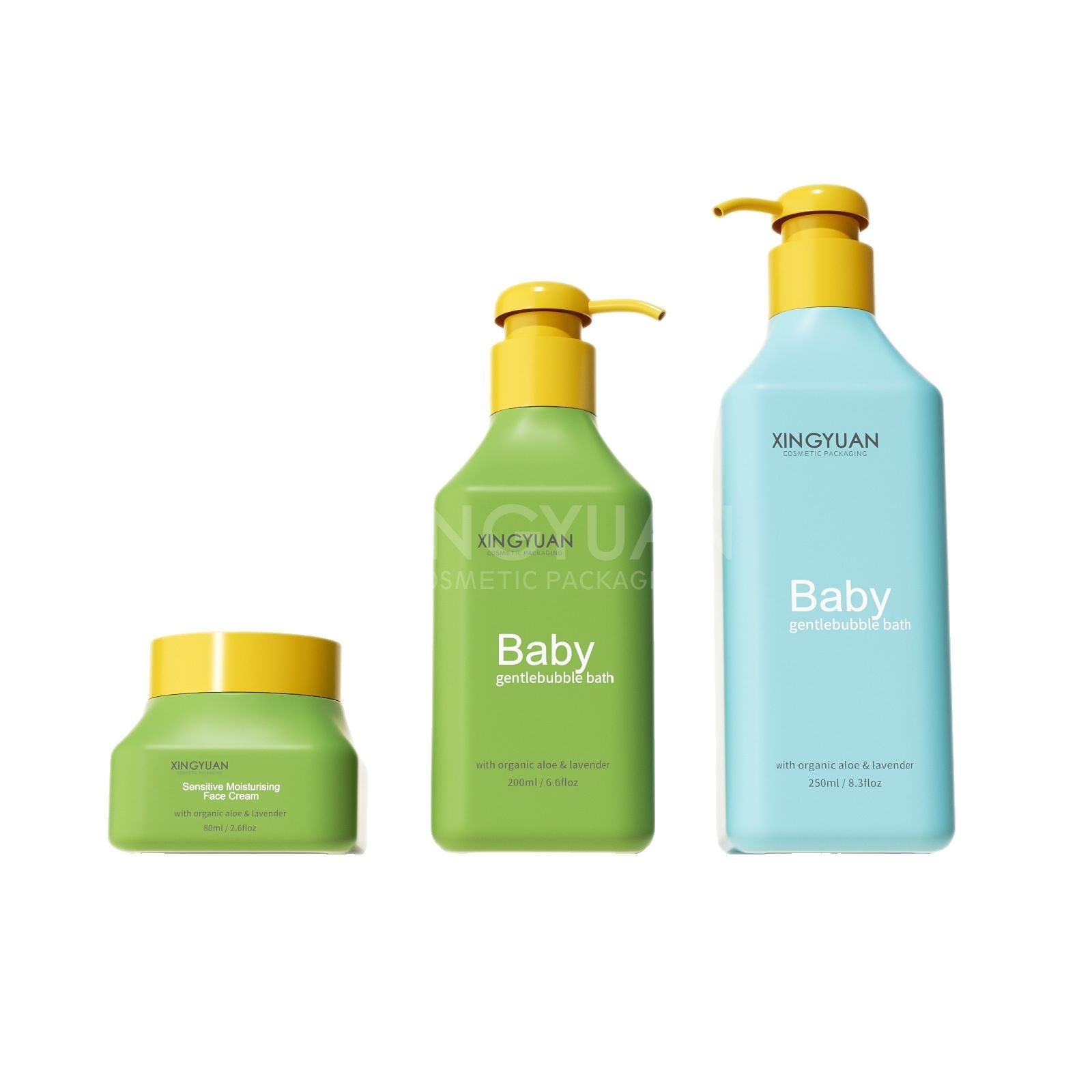 定制高颜值洗护包材 pet按压洗发水瓶200ml身体乳瓶斜肩