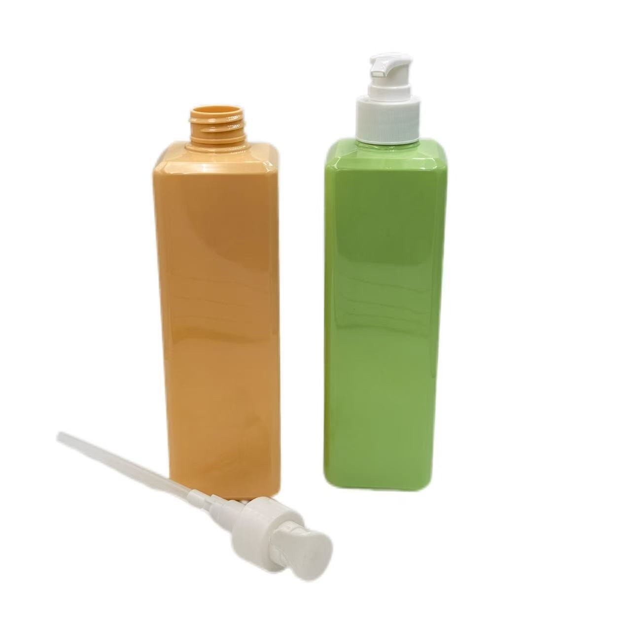 500ml方形洗发水空瓶大容量沐浴露包材空瓶厂家直销身体乳分装瓶图4