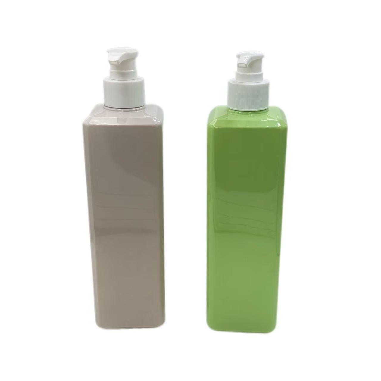 500ml方形洗发水空瓶大容量沐浴露包材空瓶厂家直销身体乳分装瓶图3