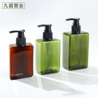 pet按压洗发水洗手液瓶 塑料沐浴露空瓶 100/200/280ml方形乳液瓶