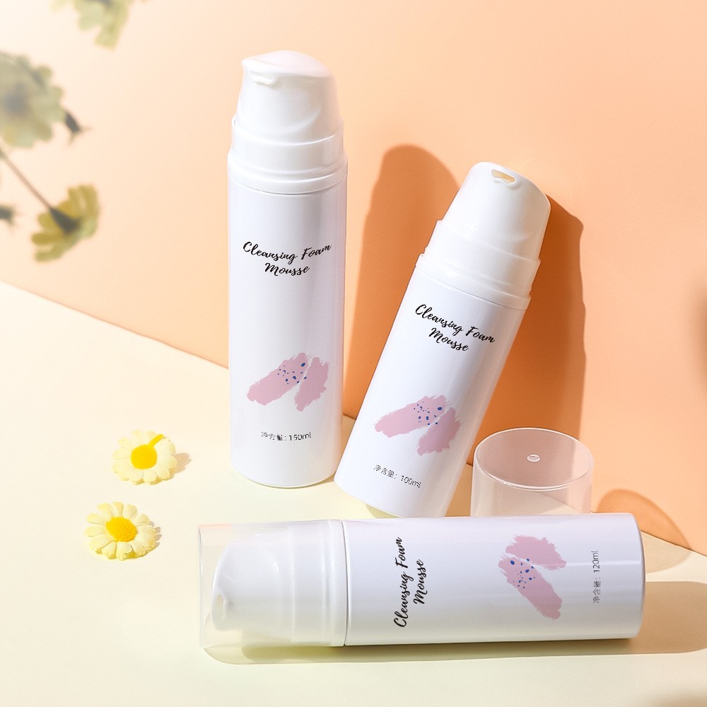 定制洁面泡沫空瓶 100/120/150ml塑料化妆品起泡瓶子 pet洗面奶瓶图2