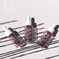 12ml30ml40ml透明平肩精华液瓶分装PET按取胶头厚壁精油滴管瓶子