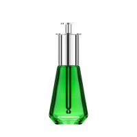 锥形瓶精华液分装瓶 按压滴管精油瓶 30ml化妆品包材厚底原液瓶