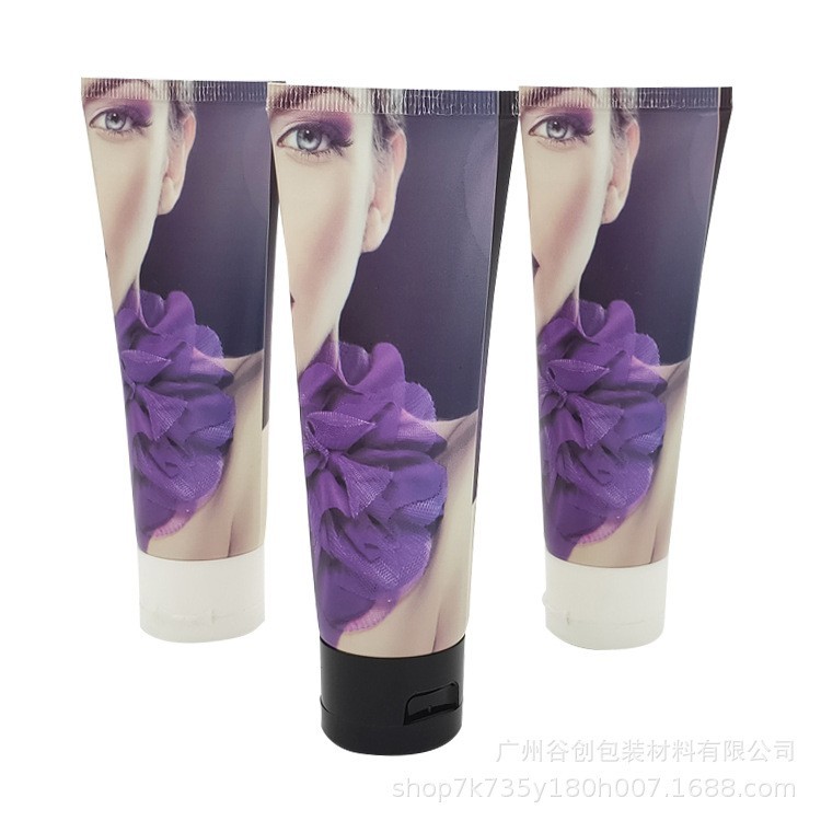 翻盖揭盖掀开盖子铝塑复合管印刷人物头像花朵的出口厂家软管子图4