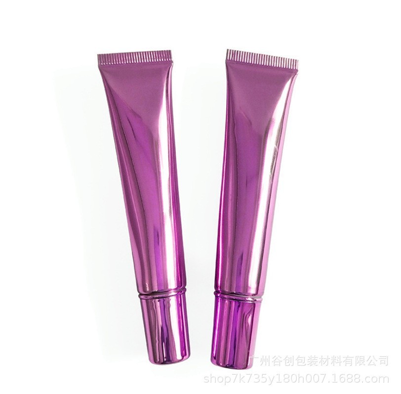 15克15ML15g分体尖嘴管高亮镀铝眼霜管子铝塑复合尖嘴管子加内塞图3