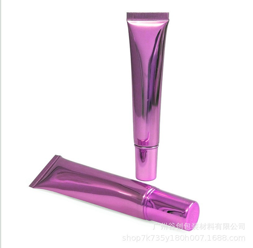 15克15ML15g分体尖嘴管高亮镀铝眼霜管子铝塑复合尖嘴管子加内塞