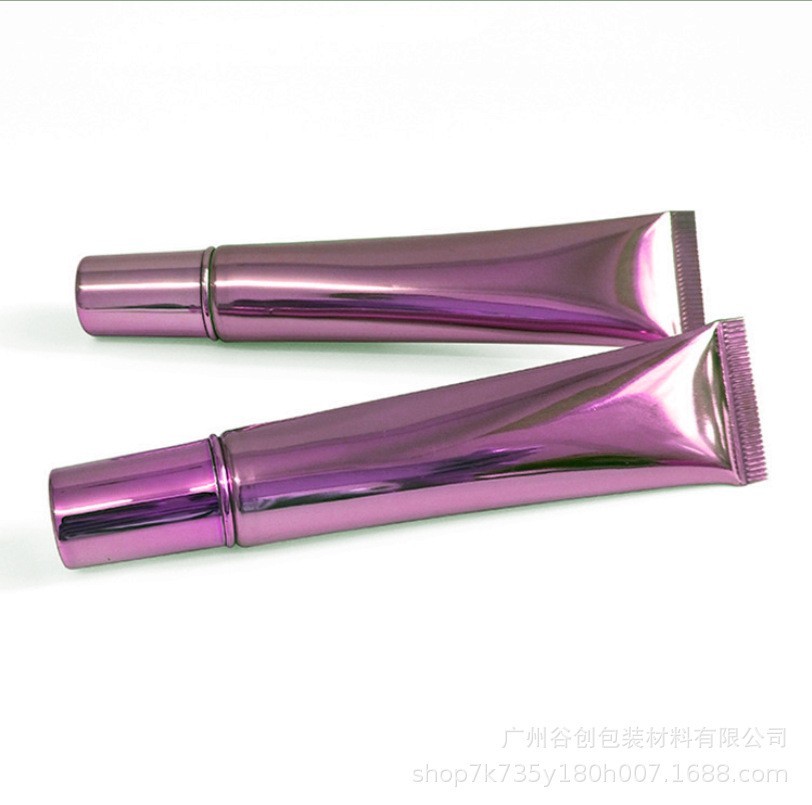 15克15ML15g分体尖嘴管高亮镀铝眼霜管子铝塑复合尖嘴管子加内塞图4