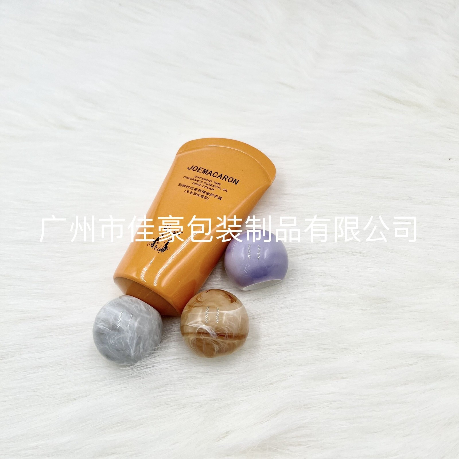 50ml新款大理石纹护肤品系列护手霜隔离高亮片铝塑管图2