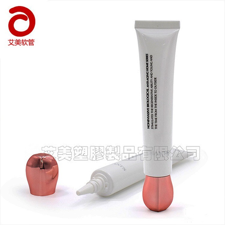 19双层扁头盖 10-25ml（眼霜、妆前精华）化妆品包材 软管 塑料图3
