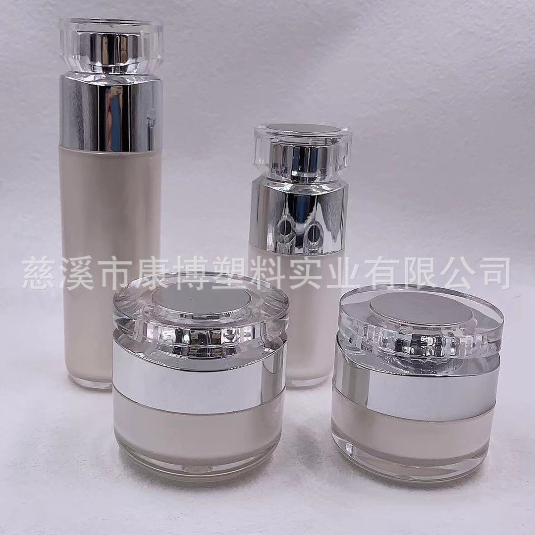 透明亚克力瓶膏霜水乳精华面膜瓶化妆品分装瓶按压瓶图3
