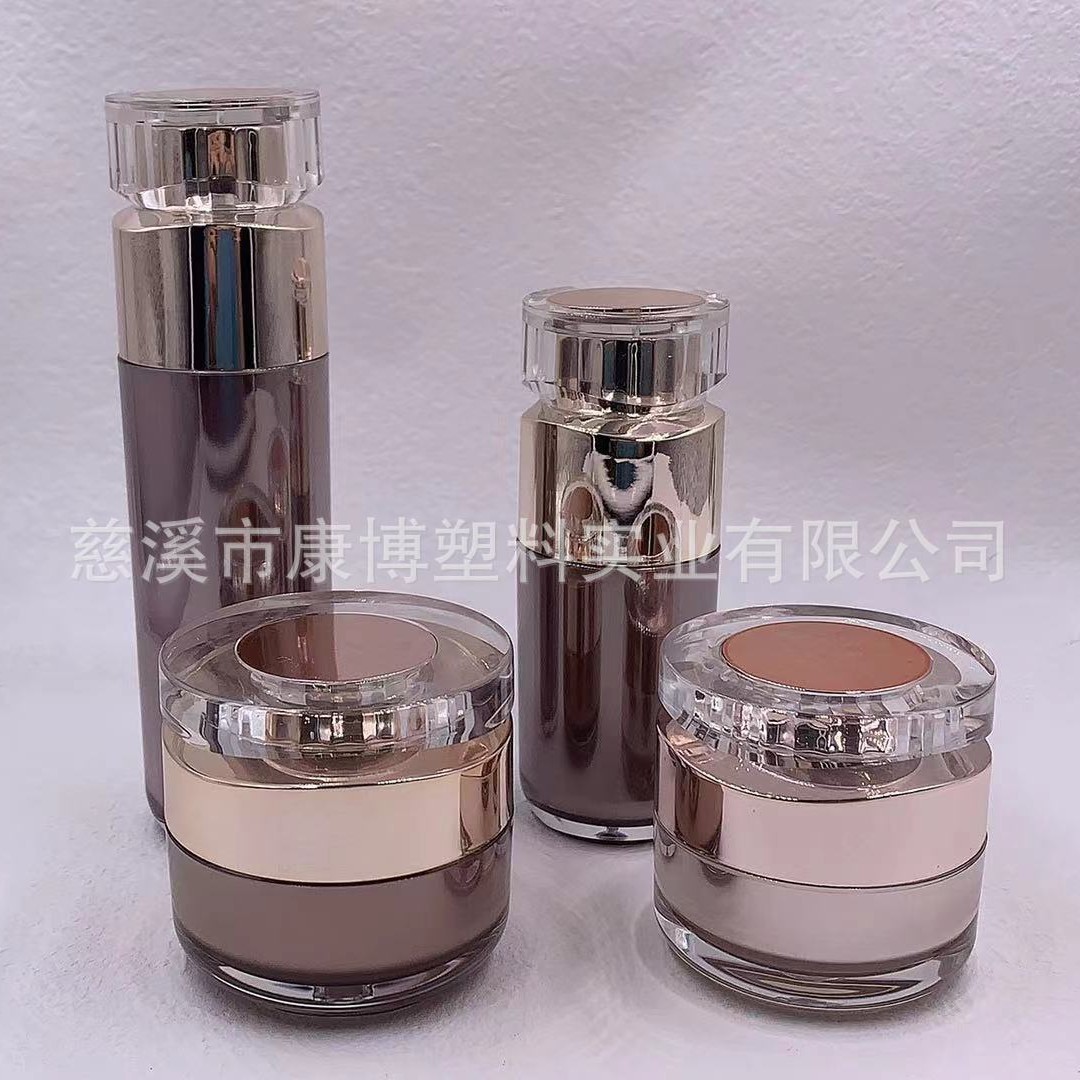 透明亚克力瓶膏霜水乳精华面膜瓶化妆品分装瓶按压瓶图2