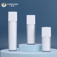 新款简约方形乳液瓶 粉底液化妆品包装瓶 旋转乳液护肤品分装瓶