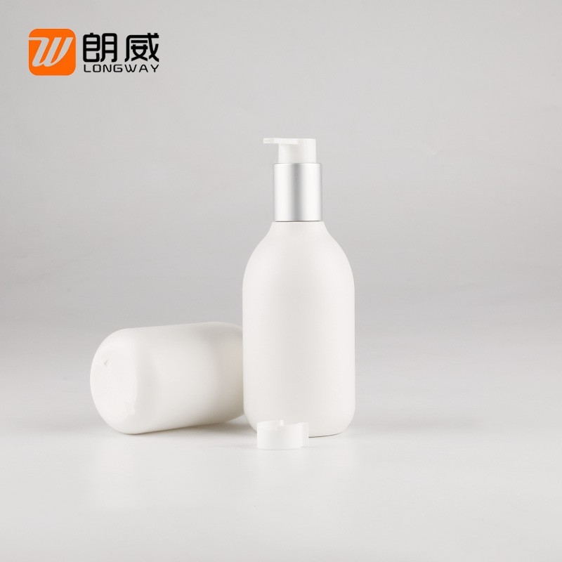 HDPE亚银螺旋瓶 化妆品分装乳液瓶 塑料乳液清洗瓶 乳液瓶图3