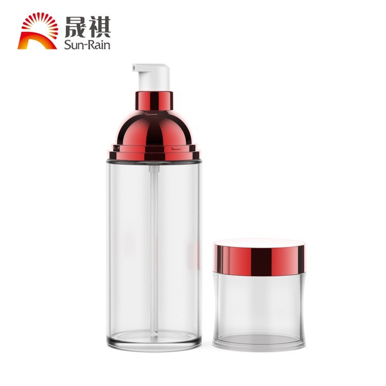 PET乳液瓶大容量瓶膏霜瓶100ml115ml140ml红盖珠光白乳液瓶图3