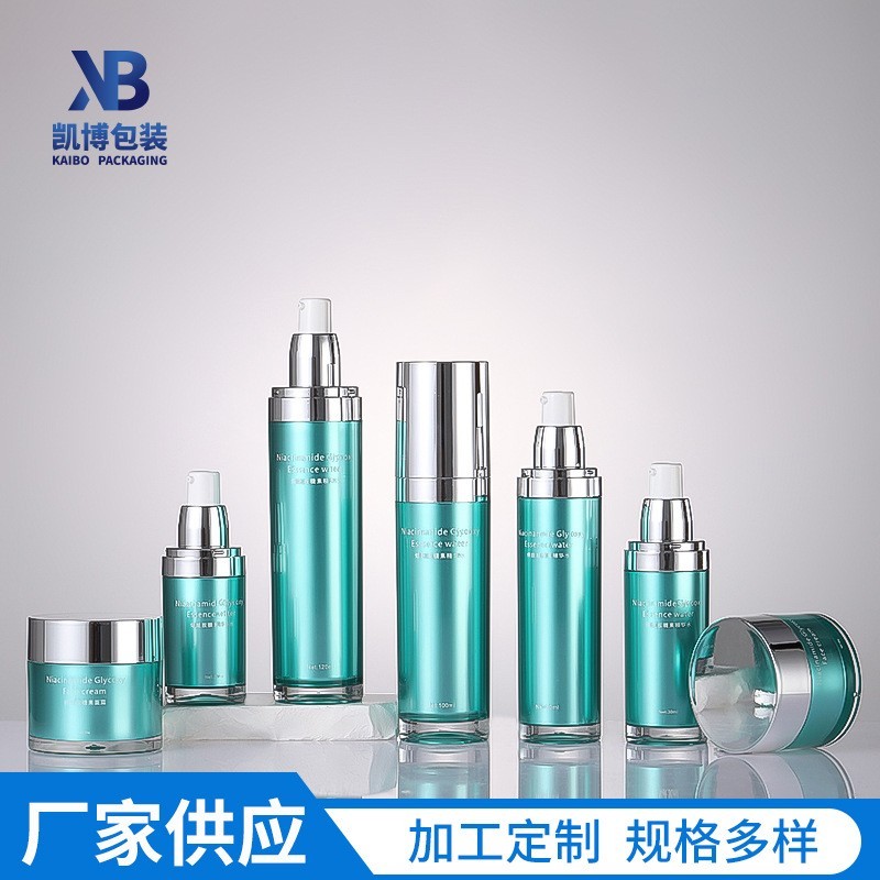 定制直圆瓶套装真空瓶 亚克力真空分装瓶 护肤品面霜眼霜膏霜瓶图3