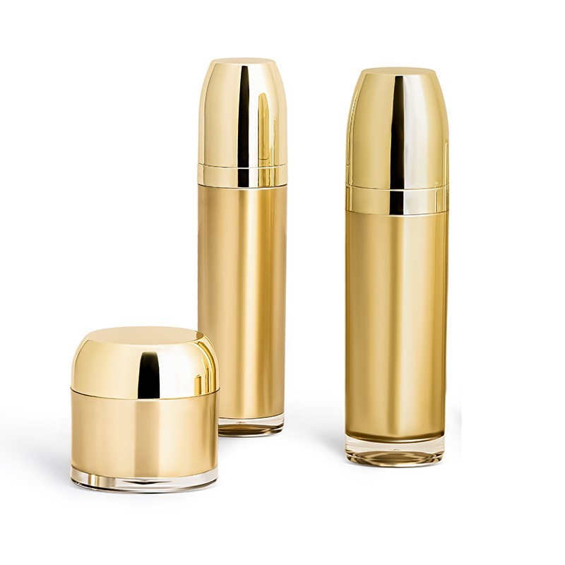 厂家定制亚克力化妆品瓶精华水乳真空化妆瓶膏霜瓶按压化妆瓶包装图3