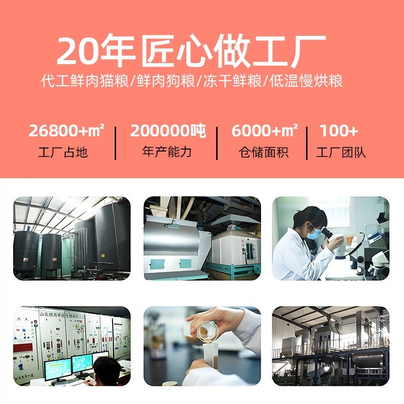 猫粮厂家成猫通用型鲜肉空心洁齿猫粮冻干多拼猫粮食代工图5