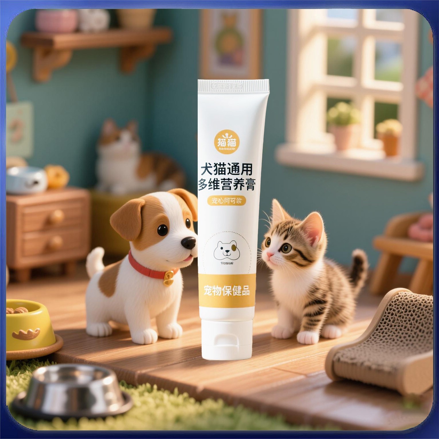 犬猫通用多维营养膏代加工 宠物维生素膏贴牌定制OEM/ODM厂家图5