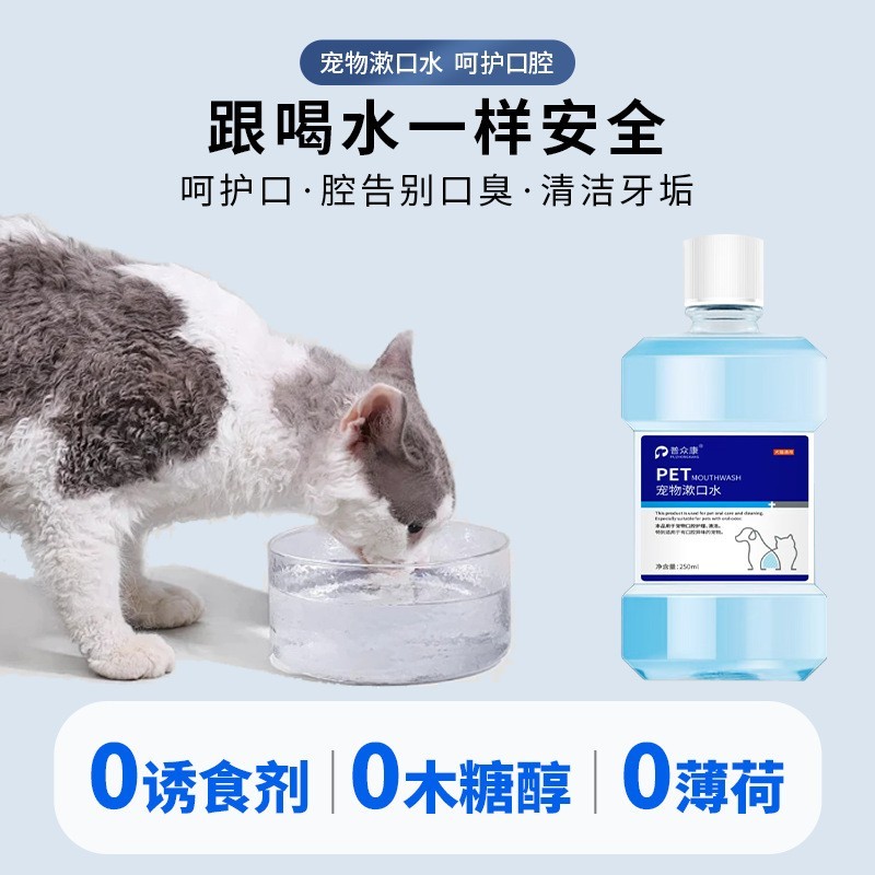 宠物漱口水洁齿水猫咪漱口水狗狗除口臭口腔清洁0酒精OEM加工清新图3