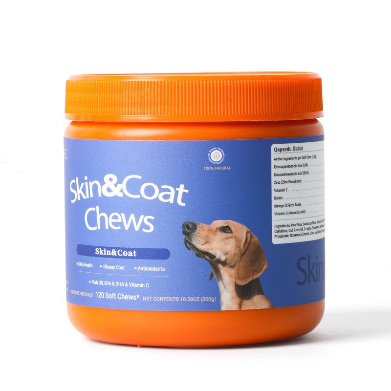 跨境宠物调理肠胃促吸收美毛亮毛防皮肤问题可定制毛发软颗粒犬用图2