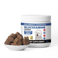 跨境专供软骨素葡萄糖胺软颗粒 狗狗健康与软骨发育支持关节保护
