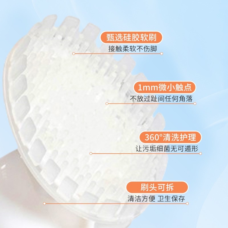 宠物洁足泡沫猫狗通用硅胶软刷头清洁猫狗爪子脚免洗洗脚泡沫定制图2