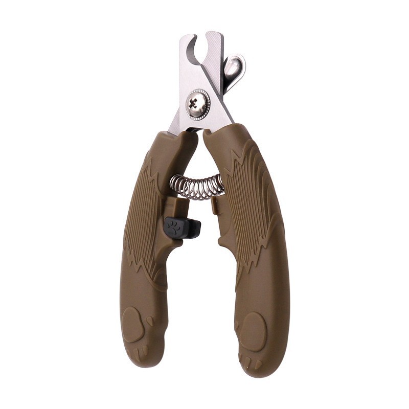 定制不锈钢宠物指甲剪猫咪狗狗美容指甲刀防飞溅多功能宠物指甲钳图3