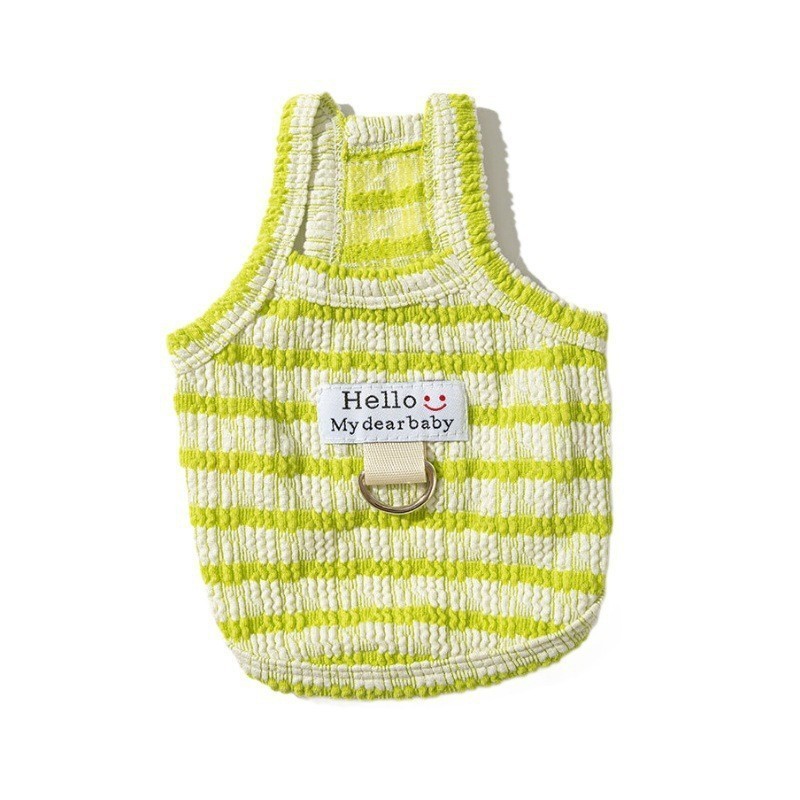 源头工厂定制小狗狗两脚衣薄款透气泰迪比熊猫咪吊带宠物衣服图3