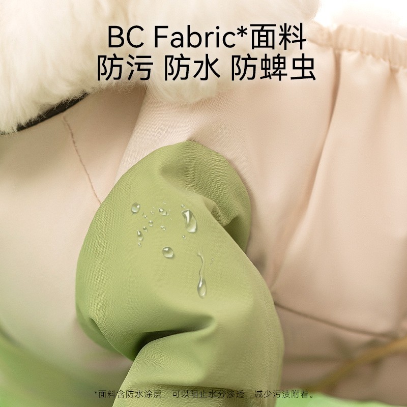 夏季可牵引全包连脚防尘裤泰中小型犬外出防脏防水四脚衣宠物衣服图4