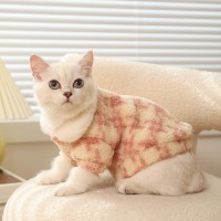 定制猫咪衣服冬季保暖布偶猫蓝猫冬装防掉毛猫猫宠物秋冬可爱毛衣
