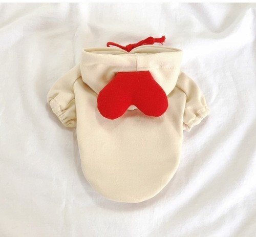 OEM定制心形变身狗狗猫咪小中大犬秋冬卫衣抓绒衣服用品宠物图2