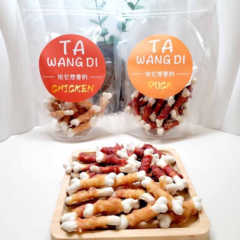 定制宠物零食狗零食自制手工狗狗零食鸭肉干鸡肉鸭肉钙小骨代工图5
