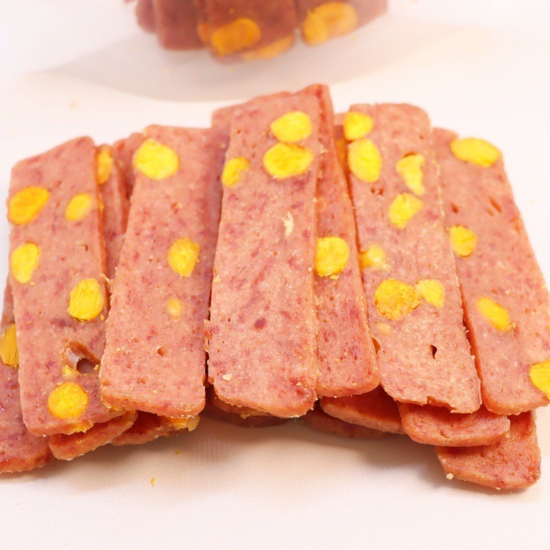 定制狗狗零食蛋黄鸭肉切片宠物狗鲜肉鸭肉干食品营养美毛金毛泰迪图2