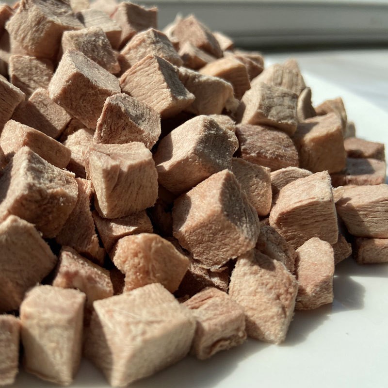 冻干工厂宠物冻干鸭肉颗粒冻干猫零食狗零食猫粮狗粮工厂定制图3
